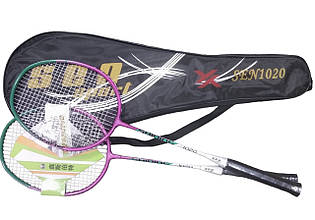 Бадмінтон Sprinter S1020 2 ракетки сталь у чохлі