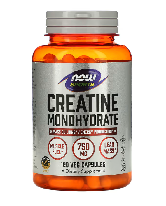 Креатин Now Foods (Creatine Monohydrate Sports) 750 мг 120 капсул (ID ...