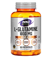 Глютамін Now Foods (L-Glutamine) 1000 мг 120 капсул