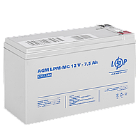 Акумулятор мультигелевий LPM-MG 12V - 7.5 Ah, фото 3
