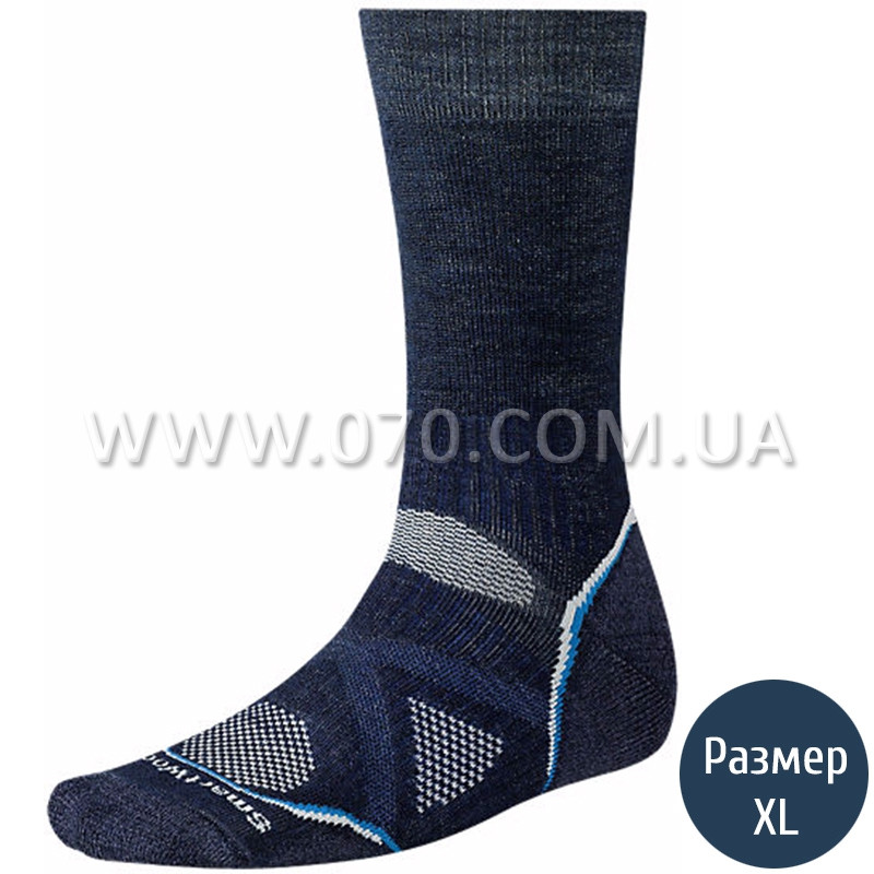 Шкарпетки чоловічі SMARTWOOL PHD Oudoor Medium Crew, сині (р.XL)