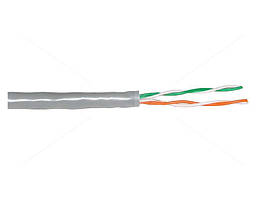 Кабель звита пара DCG UTP CAT5E 2P 0,50 мм CCA, PVC, ізоляція ПВХ, для внутрішніх робіт, 500 м
