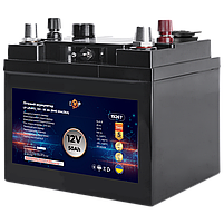 Акумулятор переносний з USB та роз. 12V LP LiFePO4 12V (12,8V) - 50 Ah (640Wh) (BMS 50A/25А) пластик с З.У., фото 3