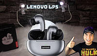 Профессиональные наушники Lenovo ThinkPlus livePods LP5 Silver - крутой звук и гарнитура