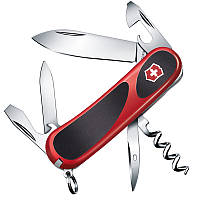 Нож складной, мультитул Victorinox Evogrip 10 (85мм, 13 функций), красный 2.3803.C