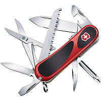 Нож складной, мультитул Victorinox Evogrip S17 (85мм, 15 функций), красный 2.3913.SC