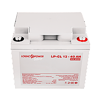 Акумулятор гелевий LP-GL 12V - 40 Ah Silver, фото 3