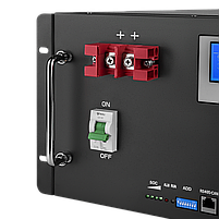 Акумулятор LP LiFePO4 48V (51,2V) - 100 Ah (5120Wh) (Smart BMS 100A) з LCD RM, фото 6