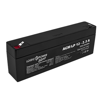 Акумулятор AGM LP 12V - 2.3 Ah Silver