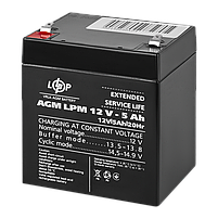 Акумулятор AGM LPM 12V - 5 Ah, фото 4