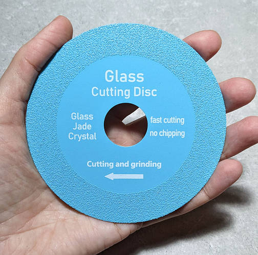 Купить Диск алмазный 100 мм для резки стекла керамики двухсторонний на ...