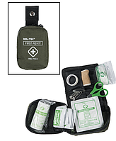 Аптечка тактическая туристическая Mil-Tec Первой помощи С креплением Pack Mini Олива FIRST AID PACK MINI OLIV