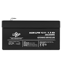 Акумулятор AGM LPM 12V - 1.3 Ah, фото 4