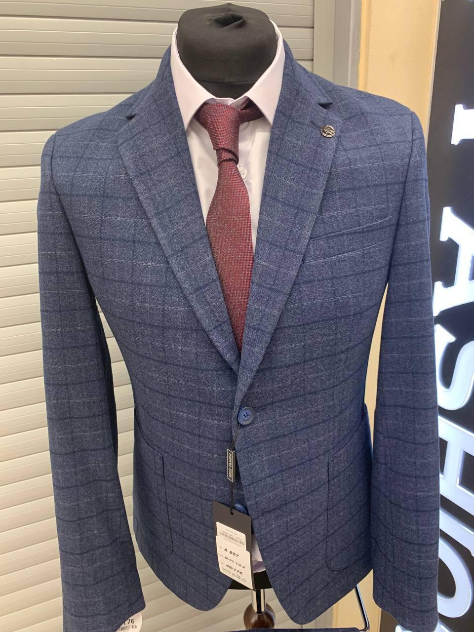 Піджак чоловічий West-Fashion модель А-857 темно-синій