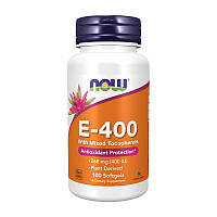 Витамин Е Now Foods E-400 with mixed Tocopheryl 100 softgels