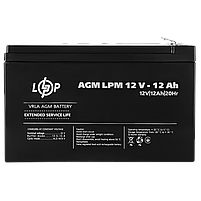 Акумулятор AGM LPM 12V - 12 Ah, фото 3