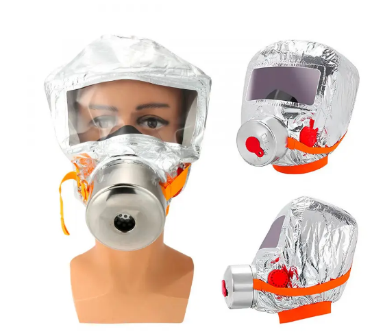 Противогаз от угарного газа и радиации фильтрующий Fire mask TZL 30, Изолирующий противогаз промышленный - фото 5 - id-p1881424674