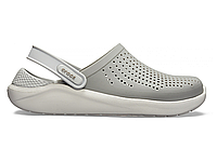 Чоловічі шльопанці Крокси Crocs Literide Clog Grey Сірі