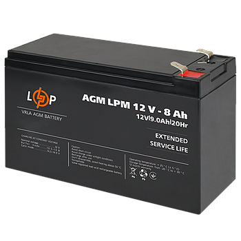 Акумулятор AGM LPM 12V - 8 Ah