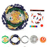 Beyblade B185 Vanish Fafnir бейблейт Вовчок Ваніш Фафнір Ф4 із запуском на нитці B-185 MQ, фото 3