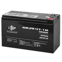Акумулятор AGM LPM 12V - 7 Ah, фото 3