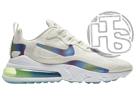 Чоловічі кросівки Nike Air Max 270 React Bubble Violet White CT5064-100, фото 1