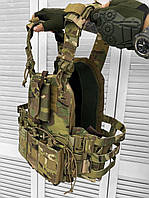Плитоноска мультикам с подсумками, армейская плитоноска быстрого сброса в сборе, чехол для бронеплит