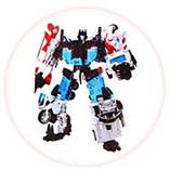 Трансформер H201 6в1 робот + транспорт, у коробці 41х32х8 см, фото 6