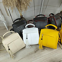 Жіночий рюкзак-сумка в кольорах, рюкзак-трансформер, сумка-трансформер, рюкзак міні, рюкзак міський