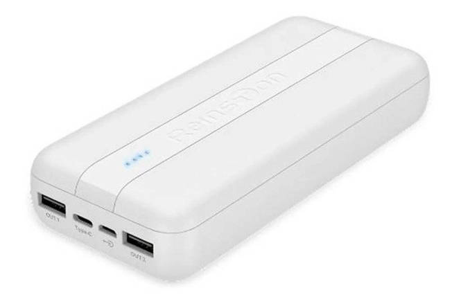 Зовнішній акумулятор Power Bank Reinston EPB028 20000mah, Білий, фото 3