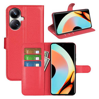 Чохол-книжка Litchie Wallet для Realme 10 Pro Plus 5G Red