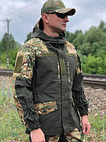 Тактический костюм горка мультикам Камуфляжная тактическая форма куртка штаны рипстоп