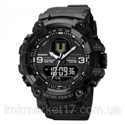 Годинник наручний Patriot 001BKTRO ТРО Чорні + Коробка, фото 1