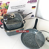 Набір каструль фірми Benson з гранітним антипригарним покриттям, фото 2