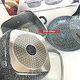 Набір каструль фірми Benson з гранітним антипригарним покриттям, фото 3
