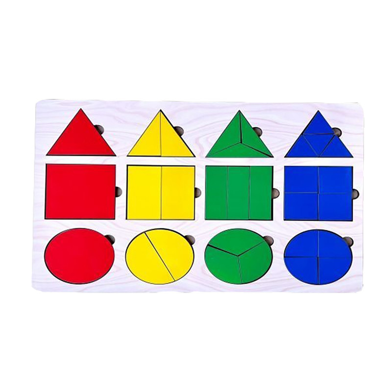 Розвивальні вкладки Фігури "Часті та ціле" (ПСД204) PSD204 геометричні, фото 1