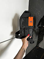 Мужская сумка слинг луи витон чёрная Louis Vuitton Crossbag практичная стильная сумка через плечо