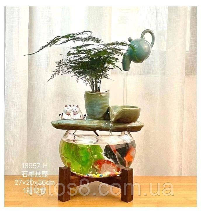 Водоспад акваріум, фото 1