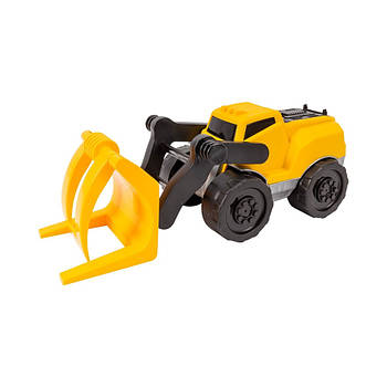 Дитяча автомодель Навантажувач ТехноК 8577TXK з маніпулятором (Жовтий)