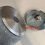 Набір каструль Benson із 6 предметів (2,1 л; 4,2 л; 6,3 л) з гранітним покриттям, фото 4