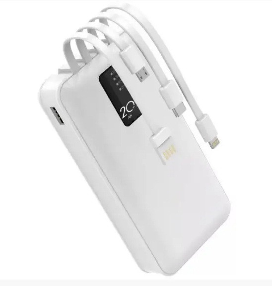 Портативний зовнішній акумулятор Power Bank Sertec Power Way TX23 20000 mAh (Білий)