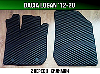 ЕВА передние коврики на Dacia Logan '12-20. EVA ковры Дача Логан Дачия
