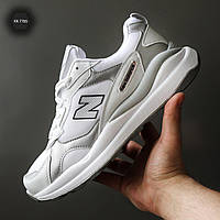Мужские кроссовки New Balance (белые) спортивные повседневные кроссы 7785 тренд