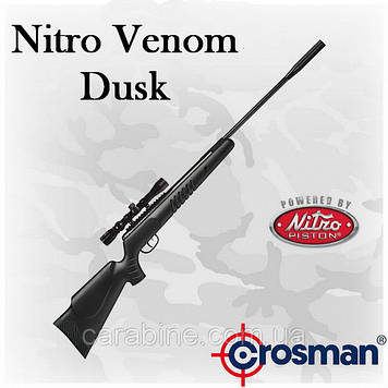 Crosman Nitro Venom Dusk RM пневматична гвинтівка з газовою пружиною й ПЗ 3-9х32