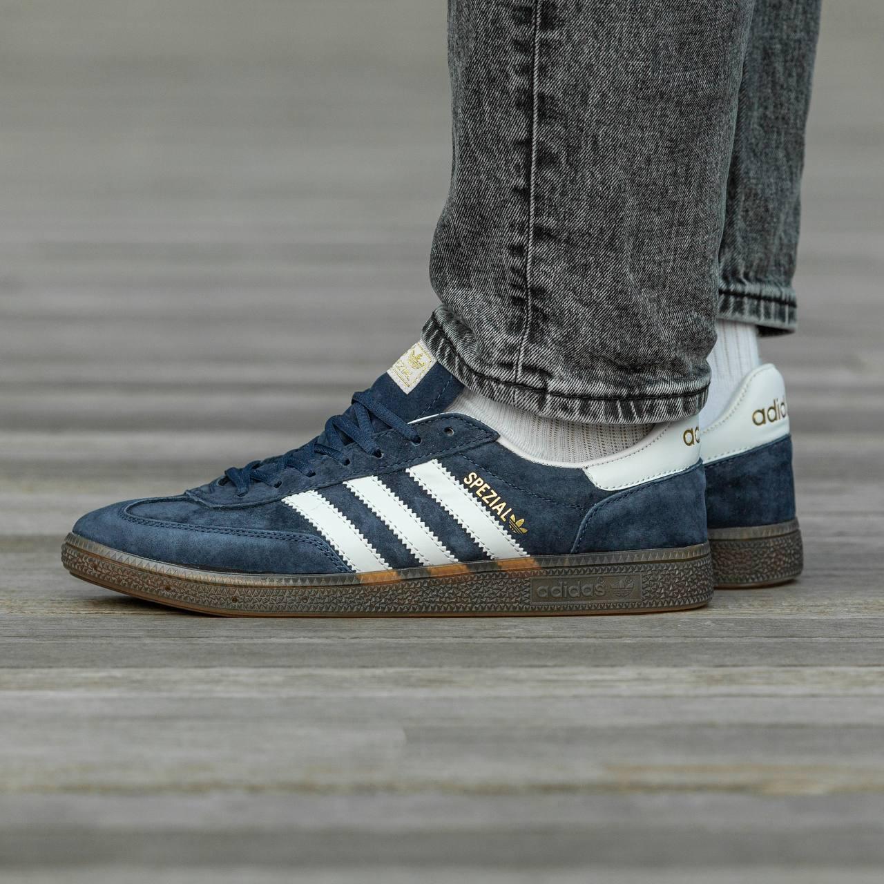 Чоловічі кросівки Adidas Spezial Blue (сині) низькі демісезонні кроси I1330 топ