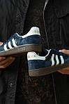 Чоловічі кросівки Adidas Spezial Blue (сині) низькі демісезонні кроси I1330 топ, фото 3