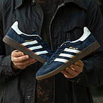 Чоловічі кросівки Adidas Spezial Blue (сині) низькі демісезонні кроси I1330 топ, фото 8