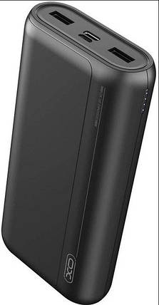 Зовнішній акумулятор Power Bank XO PR122 - 20000mAh Black, фото 1