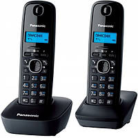 Panasonic Радиотелефон DECT KX-TG1612UAH Black Grey Baumarpro - Твой Выбор