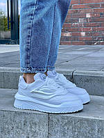 Женские кроссовки Versace Odissea Sneakers White (белые) стильные кроссы на платформе L0881 cross